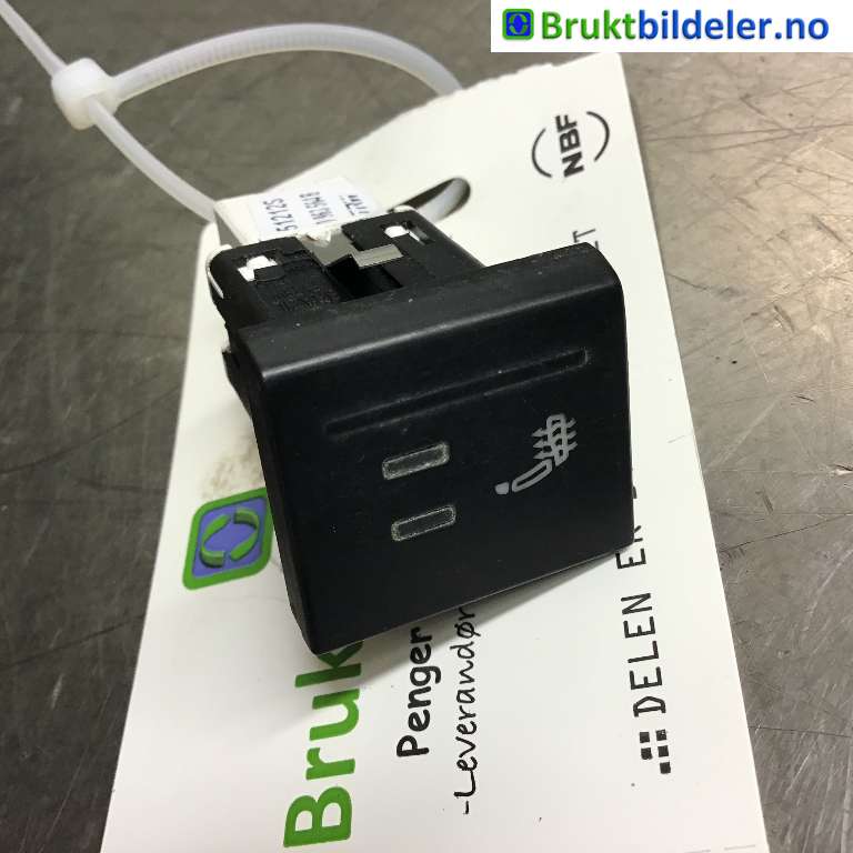 Bryter setevarme til VW Amarok, 2010-2016 (Type I, Fase 1)  (VOLKSWAGEN|2H0 963 564 B)