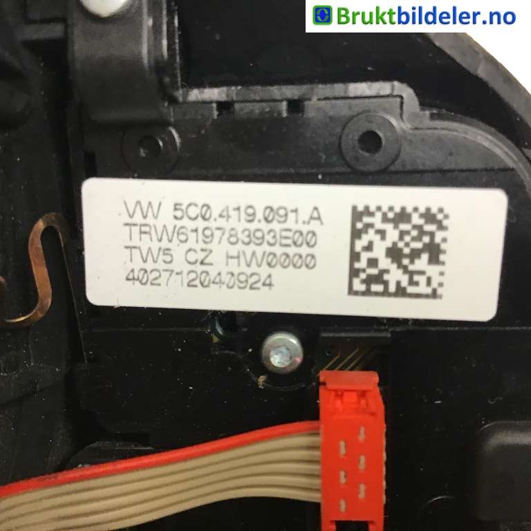 Bryter diverse til VW Amarok 2010-2016 (Type I, Fase 1)  (VOLKSWAGEN|5C0 419 091 A|61978393E00|)