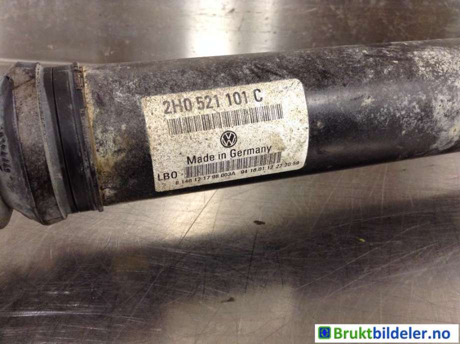 Mellomaksel fremre til VW Amarok 2010-2016 (Type I, Fase 1)  (VOLKSWAGEN|2H0 521 101 C||2H0 521 101 H)
