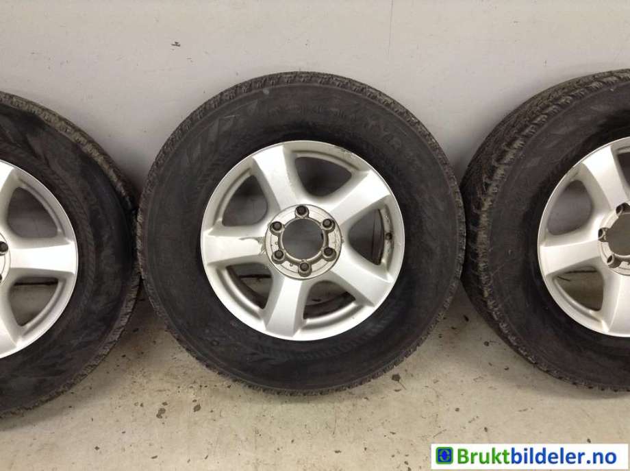 Hjulsett aluminium vinter til Isuzu D-Max, 2012-2017 (Type II, Fase 1)  (ISUZU|NOKIAN)
