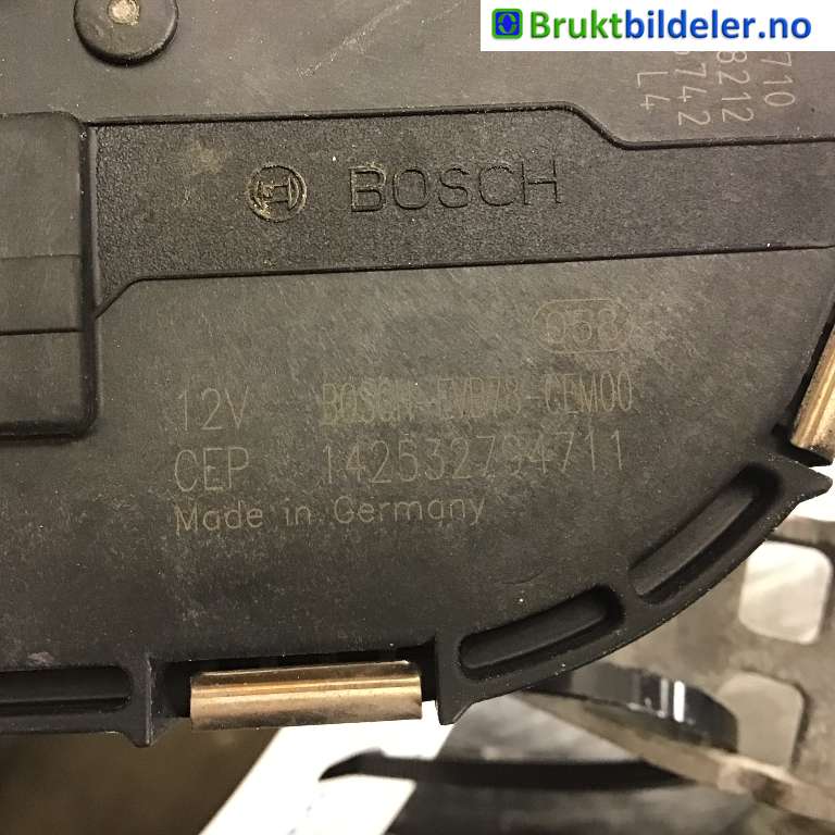 Viskermotor frontrute til Citroën C4, Picasso 2013-2018 (Type II)  (CITROEN|98 113 846 80|142537794711|)