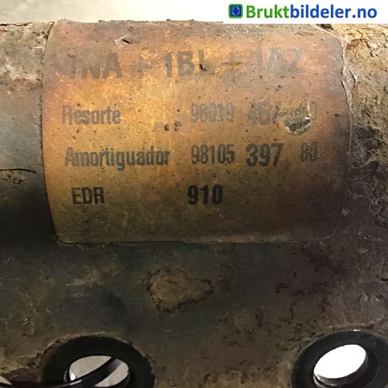 Fjærbein høyre foran til Citroën C4, Picasso 2013-2018 (Type II)  (CITROEN|98 105 397 80|)