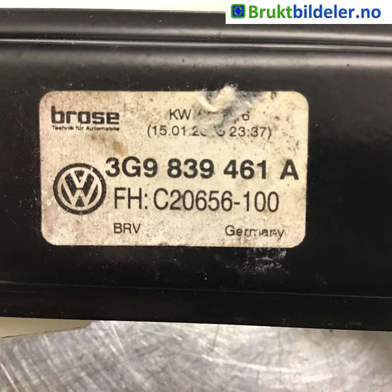 Ruteheis til VW Passat 2015-2019 (Fase 1) (B8) (B8) (VOLKSWAGEN|3G9 839 461 A|)