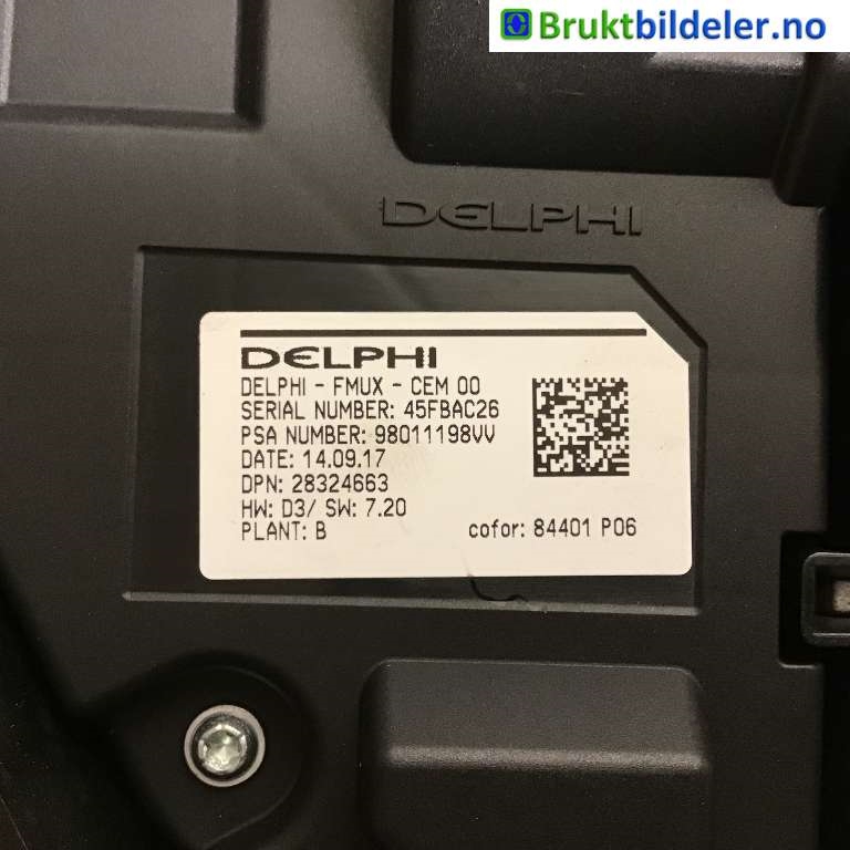Instrument kjørecomputer til Citroën C4, Picasso 2013-2018 (Type II)  (CITROEN|98 050 897 80-03|A2C83338100|)