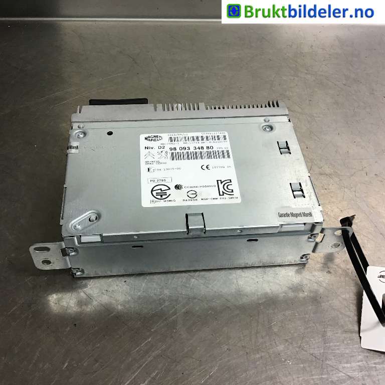 Bilstereo til Citroën C4, Picasso, 2013-2018 (Type II)  (CITROEN|98 093 348 80)