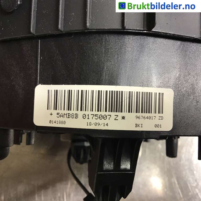 Airbag rattpute til Citroën C4, Picasso 2013-2018 (Type II)  (CITROEN|96 764 017 ZD|5AMB8B 0175007 Z|)