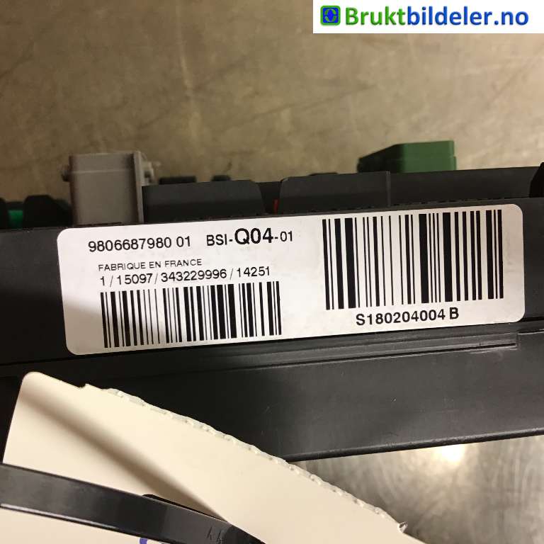 Styreenhet comfort (BCM) til Citroën C4, Picasso 2013-2018 (Type II)  (CITROEN|98 066 897 80|A2C53383165|)