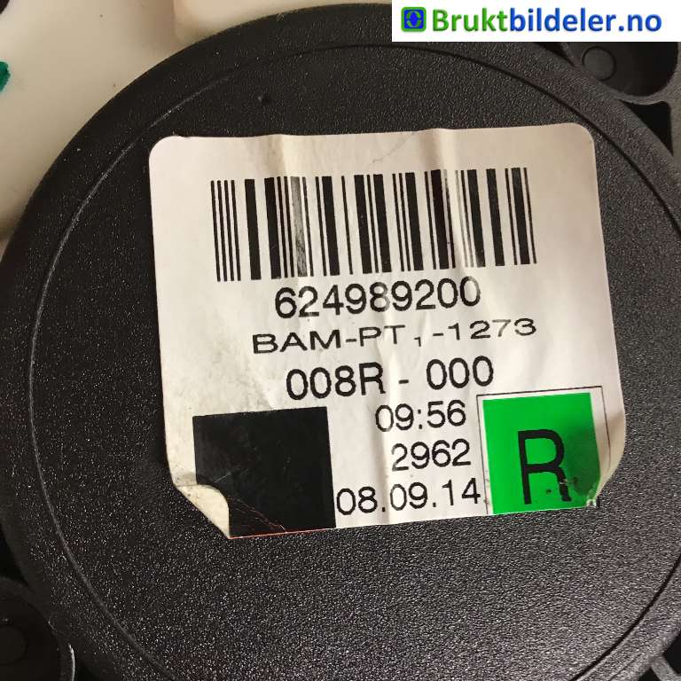 Sikkerhetsbelte foran høyre til Citroën C4, Picasso 2013-2018 (Type II)  (CITROEN|96 771 312 XX|)