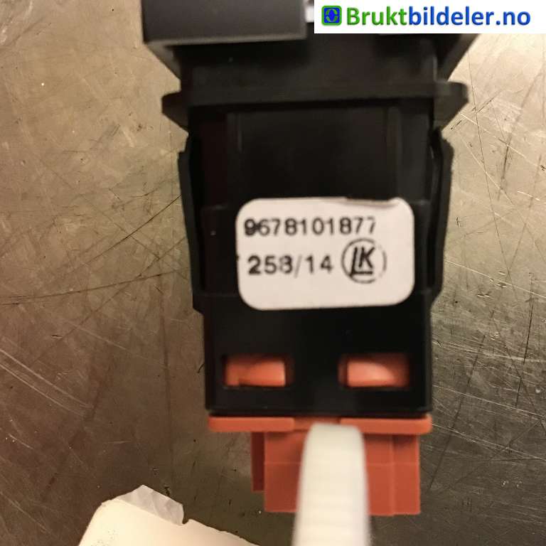 Bryter nødblink til Citroën C4, Picasso 2013-2018 (Type II)  (CITROEN|96 781 018 77|)