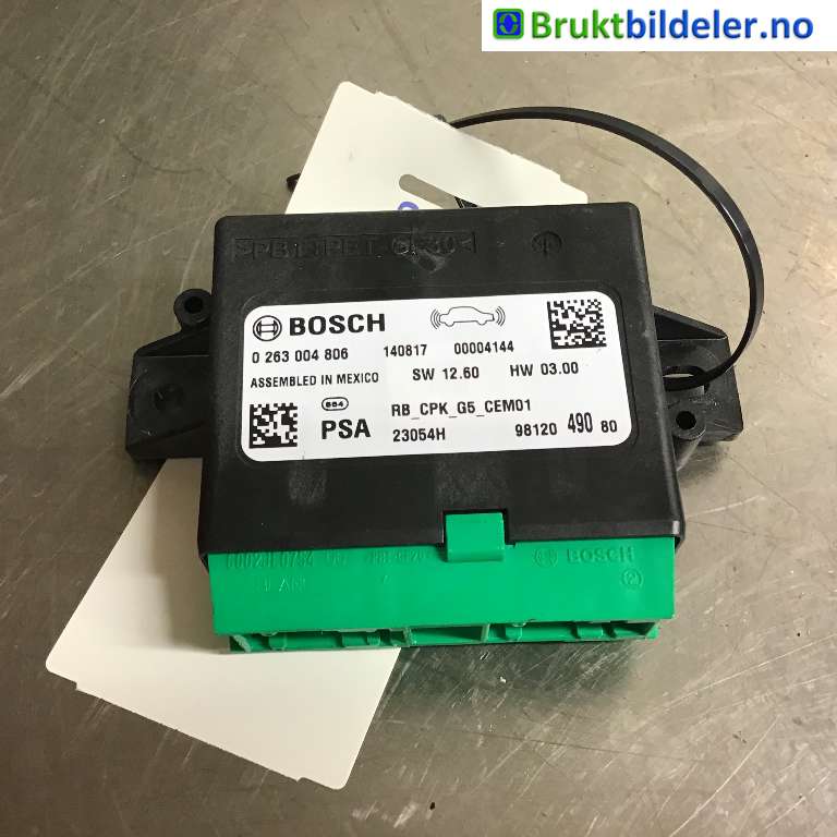 Styreenhet parkering til Citroën C4, Picasso 2013-2018 (Type II)  (CITROEN|98 120 490 80|0 263 004 806|)