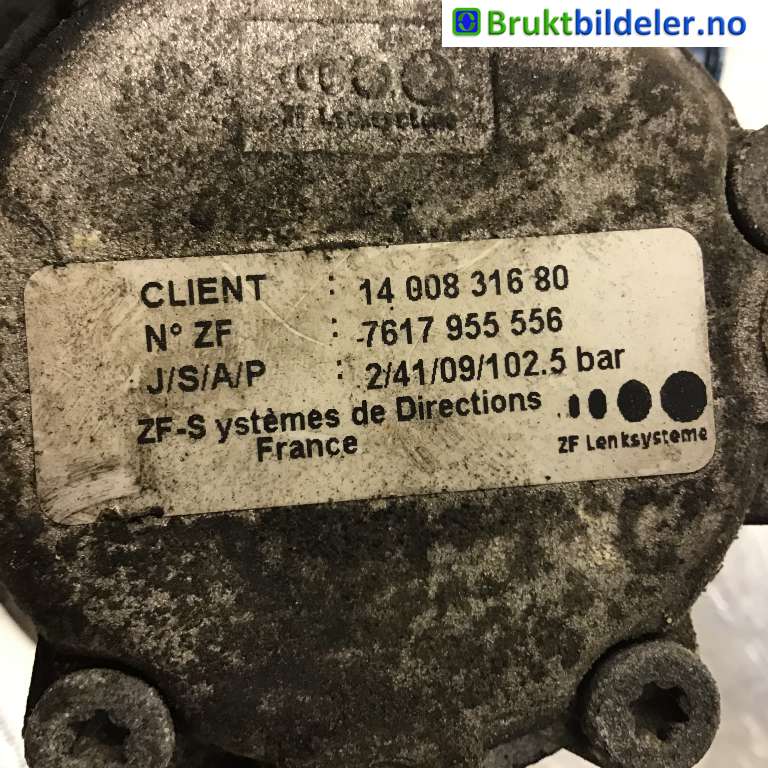 Servo pumpe mekanisk til Citroën Jumpy 2007-2016 (Type II)  (CITROEN|14 008 316 80|7617 955 556|)