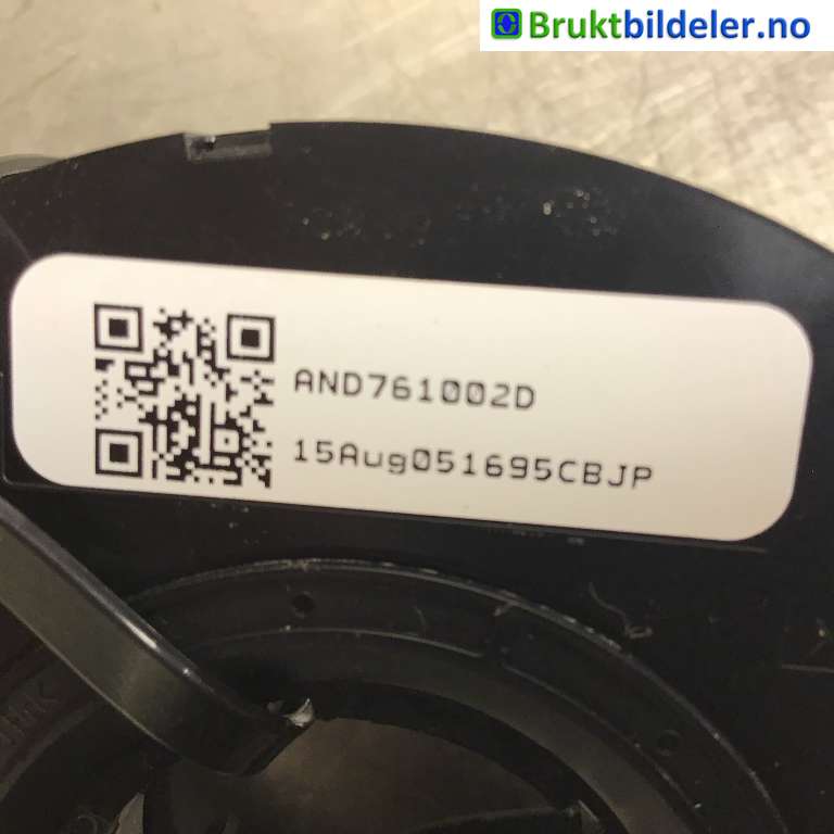 Airbag slepering til Ford Focus 2014-2018 (Type III, Fase 2) (FORD|F1ET-14A664-AA|ZWAC30123A|AND761002D)