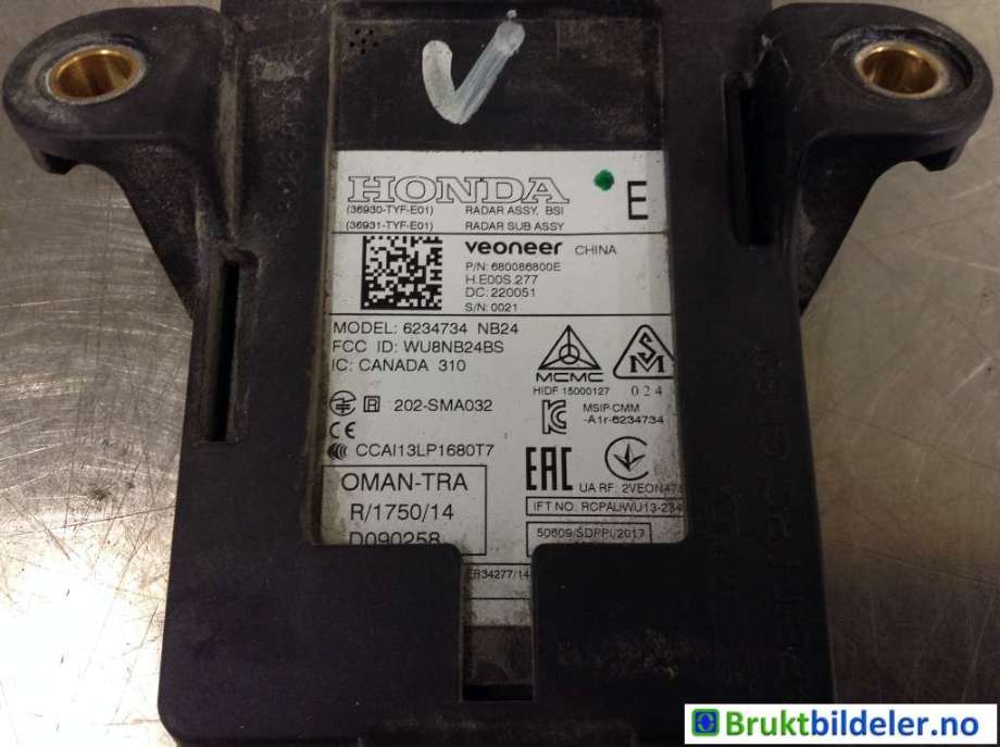 Sensor radar til Honda e 2020-->>  (HONDA|36931-TYF-E01|680086800E|)