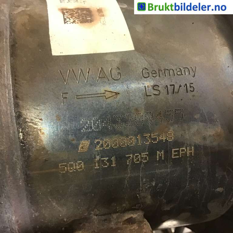 Partikkelfilter til Škoda Octavia 2013-2016 (Type III, Fase 1) (SKODA|04L 131 669 JX|)