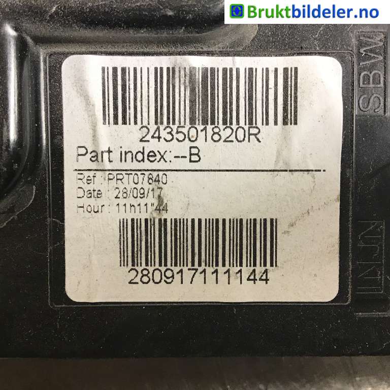 Diverse deler til Renault Trafic 2014-->> (RENAULT|243501820R|PRT07840|)