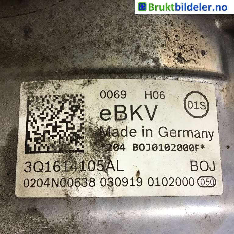 Bremsekraft-forsterker til VW Passat 2015-2019 (Fase 1) (B8) (B8) (VOLKSWAGEN|3Q1 614 105 AL|)
