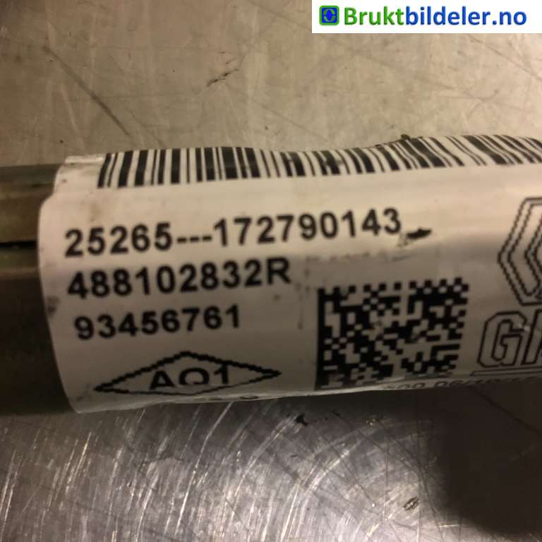 Rattaksel til Renault Trafic 2014-->>  (RENAULT|488102832R|93456761|)