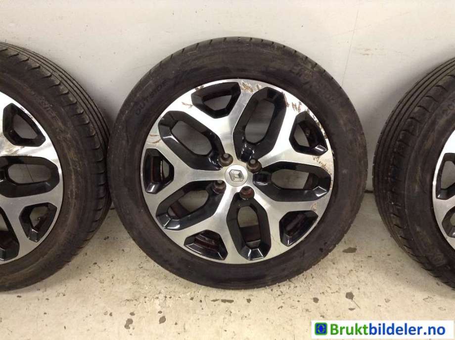 Hjulsett aluminium sommer til Renault Captur, 2013-2020 (Type I)  (RENAULT|TRIANGLE)