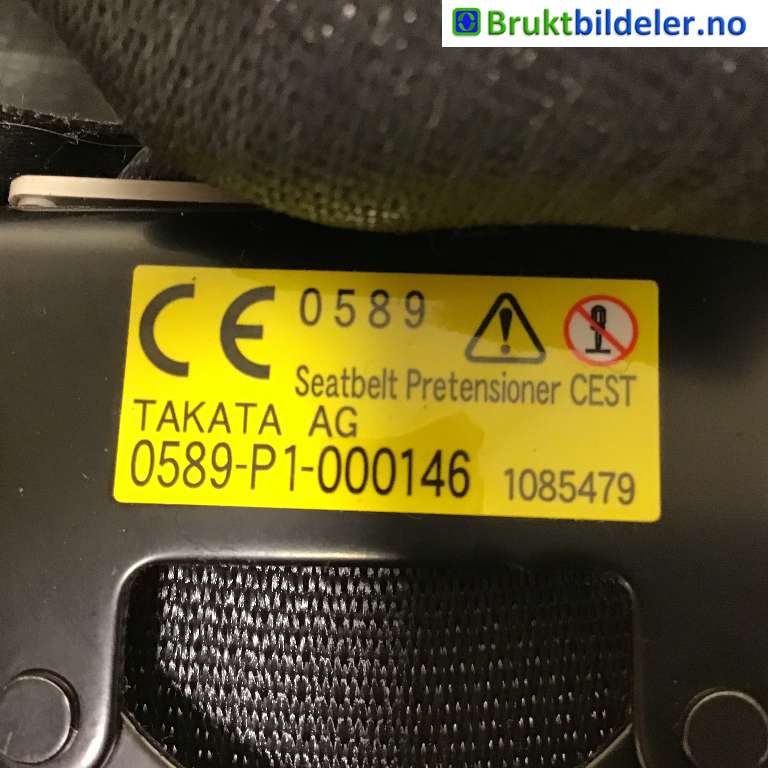 Sikkerhetsbelte foran venstre til Subaru XV 2012-2017 (Type I) (SUBARU|64622FJ110VI|0589-P1-000146|)