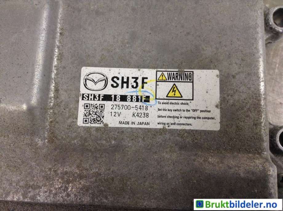 Styreenhet motor til Mazda CX-5 2012-2017 (Type I)  (MAZDA|SH3F-18-881F|275700-5418|)