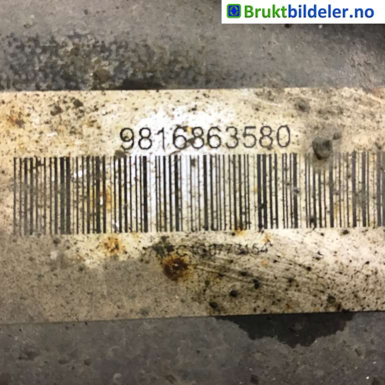 Bærebru høyre foran nedre til Toyota Proace 2016-->> (Type II)  (TOYOTA|SU001A6516||98 168 635 80)
