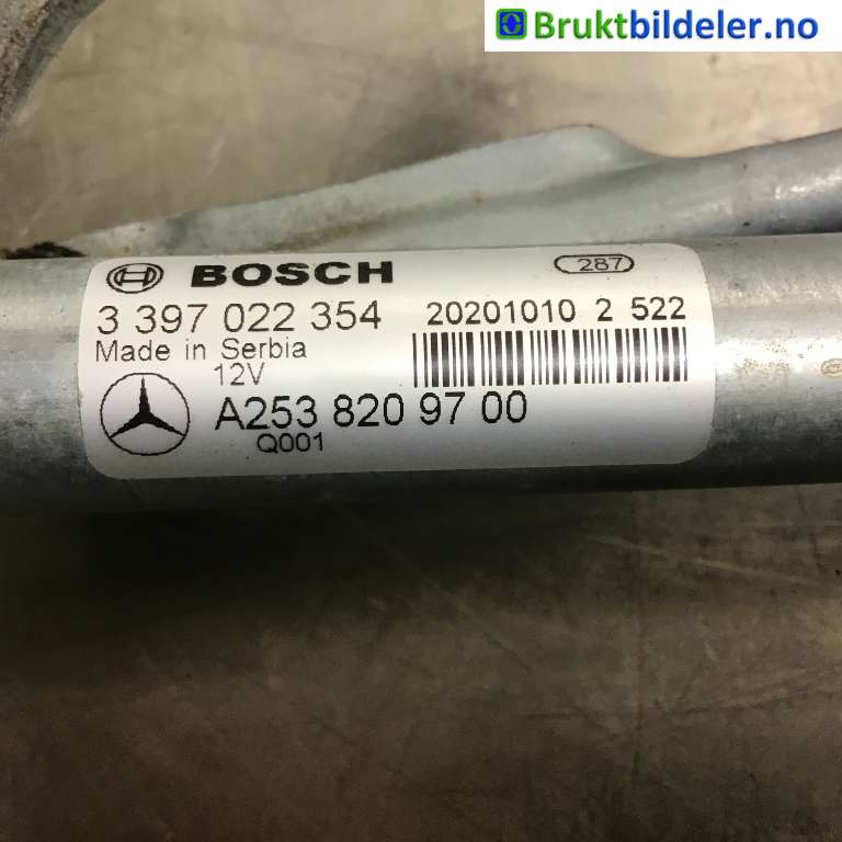 Viskeroverføring til Mercedes EQC 2019-->>  (MERCEDES|A 253 820 97 00|3 397 022 354|)
