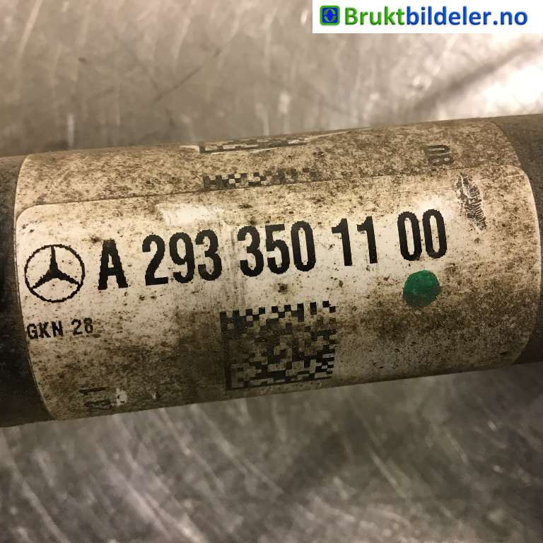 Drivaksel høyre bak, elbil til Mercedes EQC 2019-->>  (MERCEDES|A 293 350 11 00|)