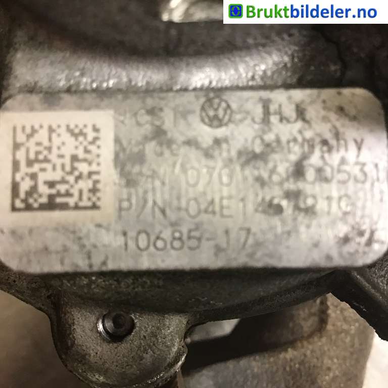 Turbo til VW Passat 2015-2019 (Fase 1) (B8) (B8) (VOLKSWAGEN|04E 145 721 G|10685-17|)
