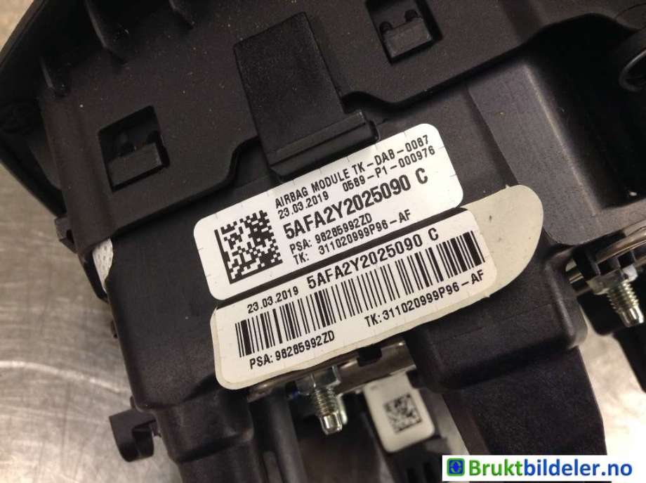 Airbag rattpute til Toyota Proace 2016-->> (Type II)  (TOYOTA||98285992ZD)
