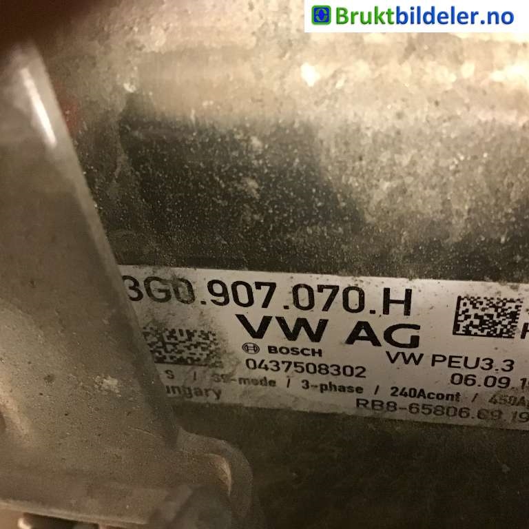 Styreenhet diverse til VW Passat 2015-2019 (Fase 1) (B8) (B8) (VOLKSWAGEN|3G0 907 070 H|0 437 508 302|)