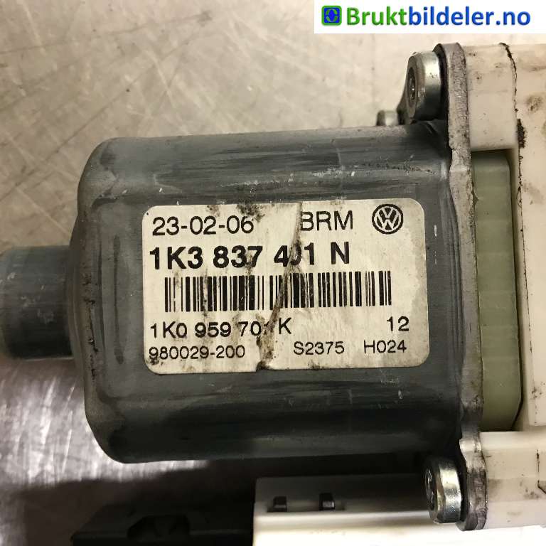 Ruteheis venstre foran til VW Golf V, Combi 2003-2008  (VOLKSWAGEN|1K3 837 401 N|0 130 822 229|1K0 959 793 G)