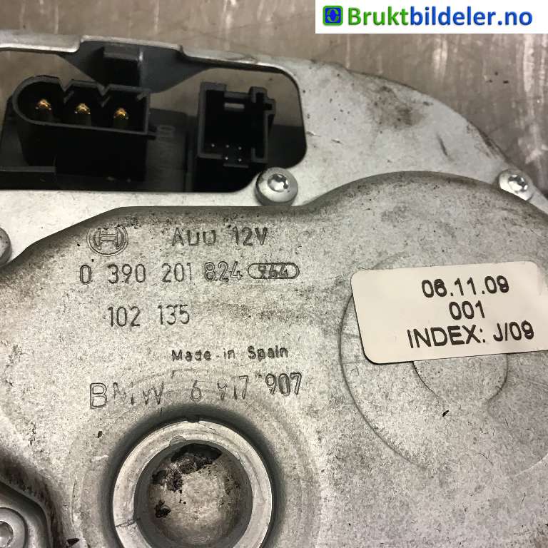 Viskermotor bakrute til BMW X3 2007-2010 (Fase 2) (E83) (E83) (BMW|6 917 907|0 390 201 824|)