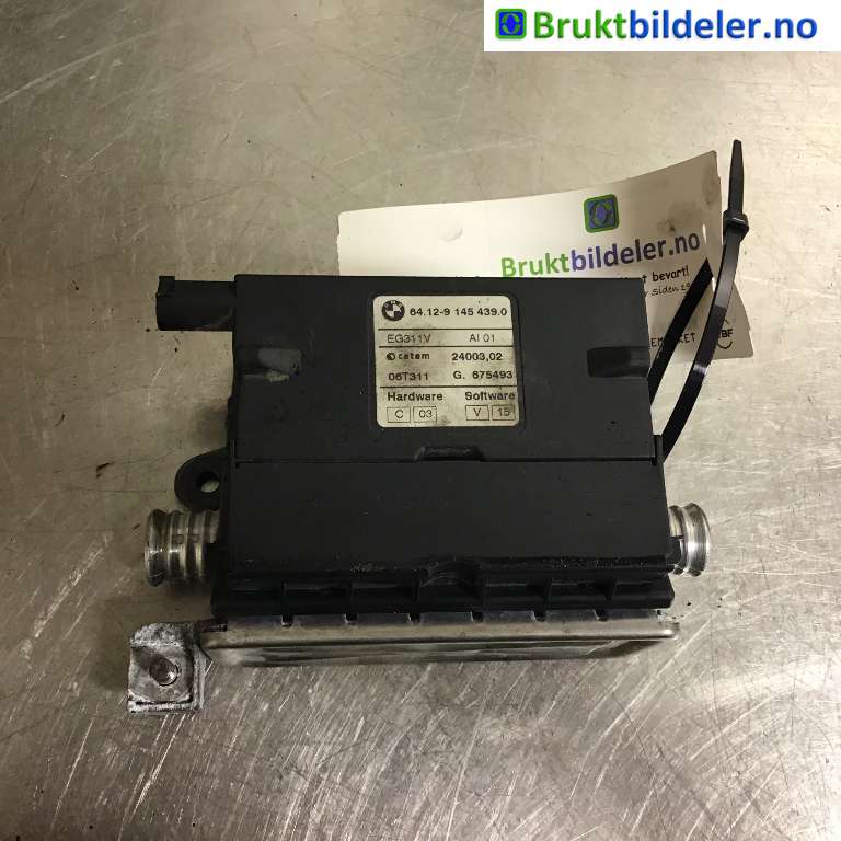 Varmeapparat register til BMW X3 2007-2010 (Fase 2) (E83) (E83) (BMW|64 12 9 145 439|06T311|)
