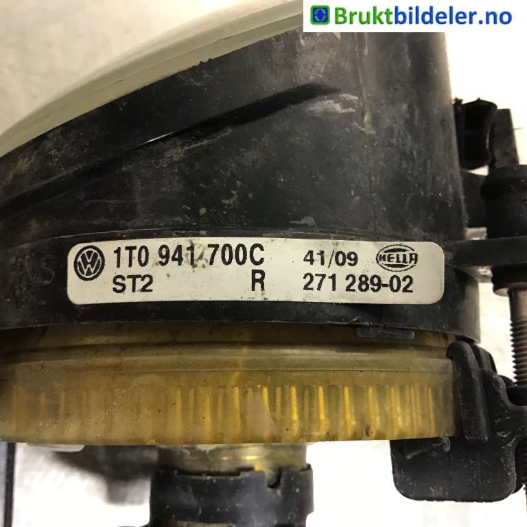 Tåkelykt høyre foran til VW Tiguan 2007-2011 (Type I, Fase 1)  (VOLKSWAGEN|1T0 941 700 C|271 289-02|)
