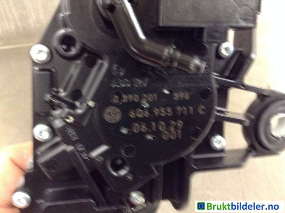 Viskermotor bakrute til VW Polo 2005-2009 (Type IV, Fase 2)  (VOLKSWAGEN|6Q6 955 711 C|0 390 201 596|)