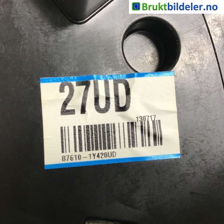 Speil venstre til Kia Picanto 2011-2017 (Type II) (KIA|87610-1Y420 UD|)