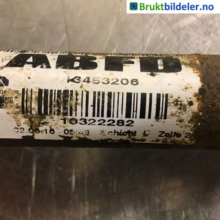 Drivaksel venstre foran til Opel Astra K 2015-->>  (OPEL|13453206|10322282|)