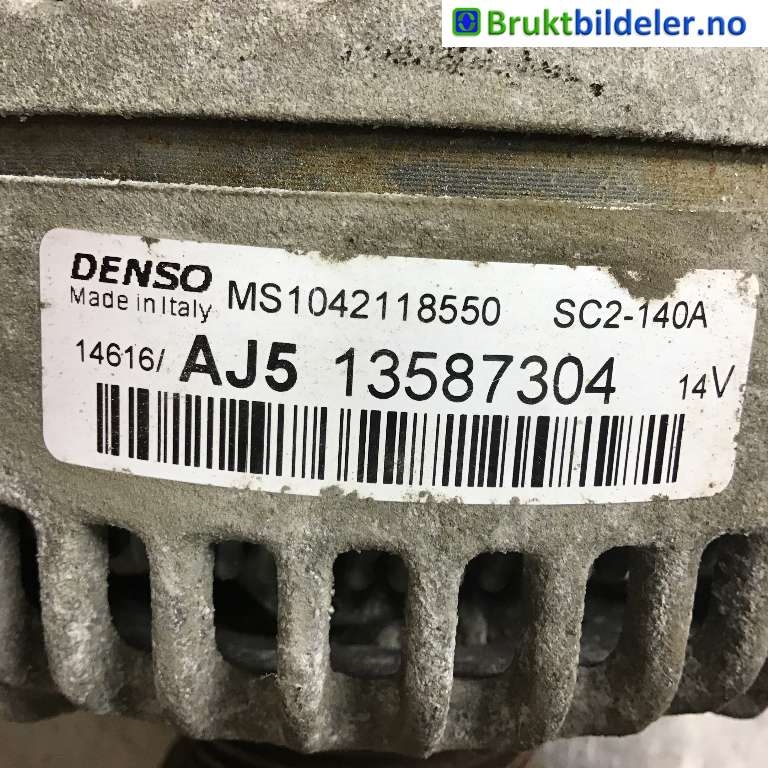 Dynamo til Opel Astra K 2015-->>  (OPEL|13587304|MS104211-8550|)