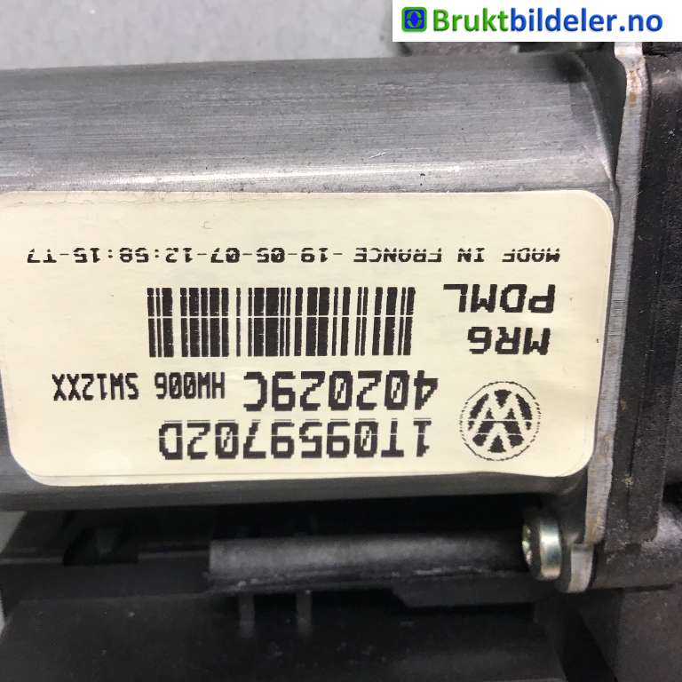 Ruteheis høyre foran til VW Touran 2007-2010 (Type I, Fase 2)  (VOLKSWAGEN|1T1 837 730 AJ|03218462|)