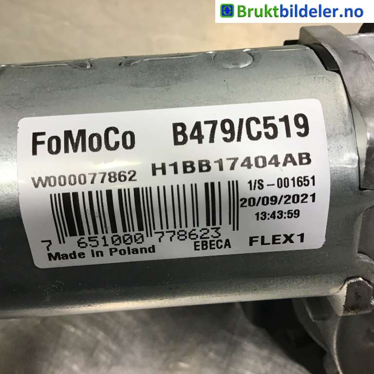Viskermotor bakrute til Ford Focus 2018-->> (Type IV) (FORD|H1BB-17404-AB|W000077862|)