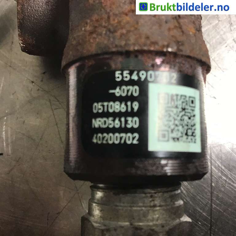 Dyseskinne (fuelrail) til Opel Astra K 2015-->> (OPEL|55490702|05T08619|)