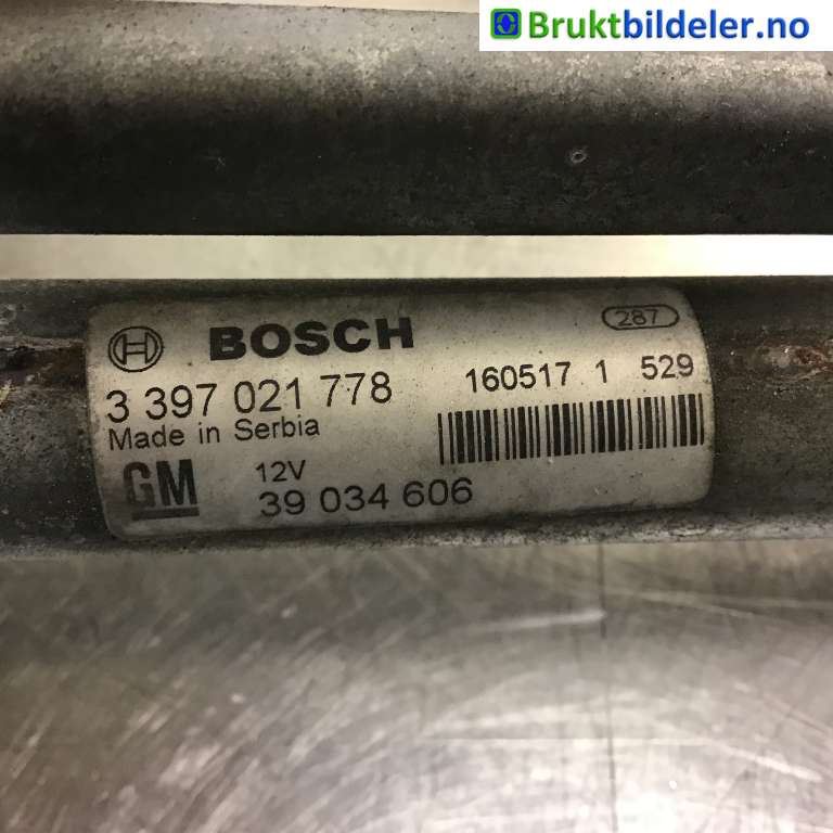 Viskeroverføring til Opel Astra K 2015-->> (OPEL|39034606|3 397 021 778|)