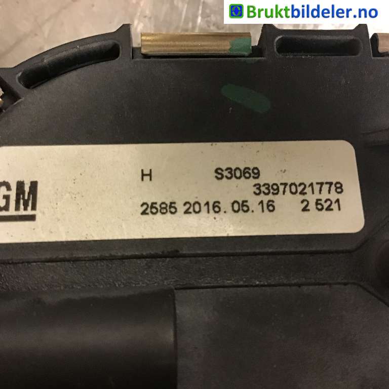 Viskermotor frontrute til Opel Astra K 2015-->>  (OPEL|3397021778|1 397 220 714|----------)
