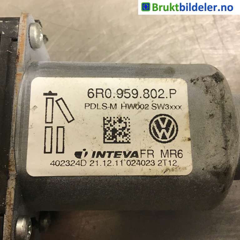 Ruteheis høyre foran til VW Amarok 2010-2016 (Type I, Fase 1) (VOLKSWAGEN|6R0 959 802 P|402324D|)