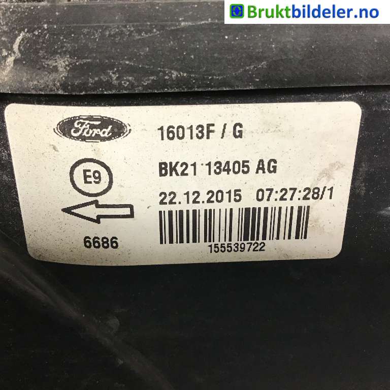 Baklykt venstre til Ford Transit Custom 2013-2023 (Type I) (FORD|BK21-13405-AG|)