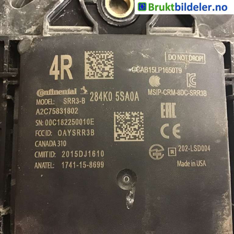 Sensor radar til Nissan Leaf 2018-->> (Type II) (NISSAN|284K0 5SA0A|A2C75831802|)
