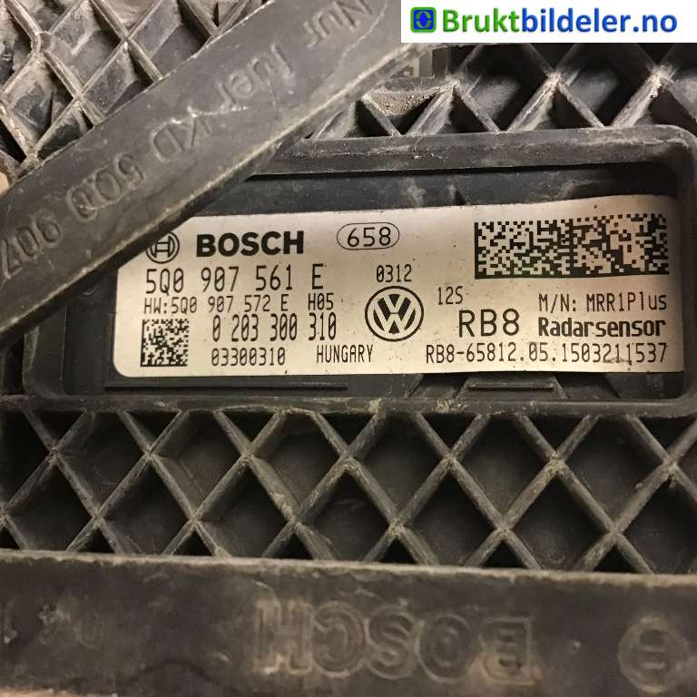 Sensor radar til VW e-Golf 2014-2017 (Fase 1)  (VOLKSWAGEN|5Q0 907 561 E|0 203 300 310|)