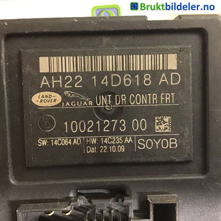 Styreenhet dør venstre foran til Land Rover Range Rover Sport 2005-2013 (LAND-ROVER|LR020131|10021273 00|AH2214D618AD)