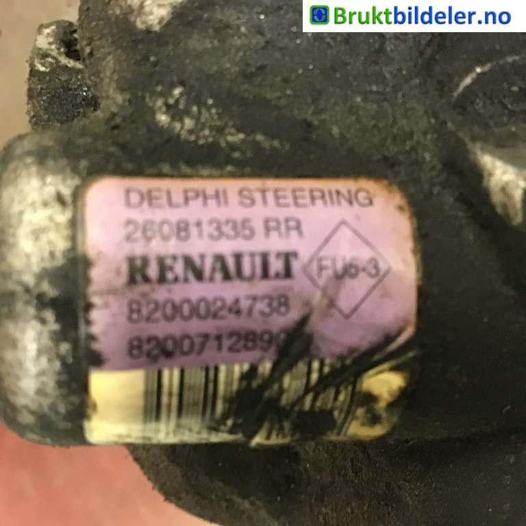 Servo pumpe mekanisk til Opel Vivaro A 2006-2014  (OPEL|8200024738|26081335|)