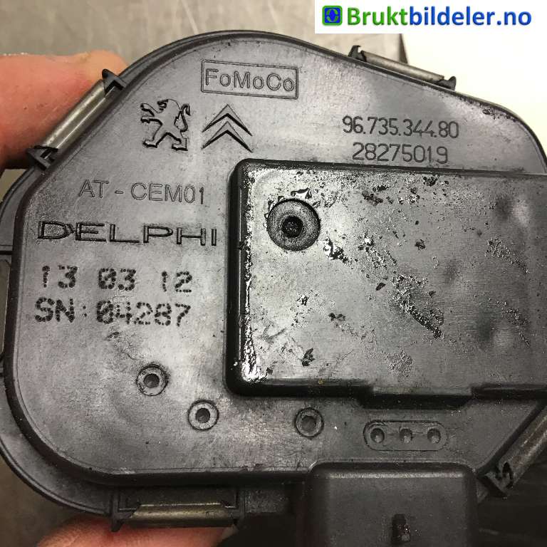 Spjeldhus til Volvo V60 2010-2013 (Type I, Fase 1) (VOLVO|31338109|28275019|)